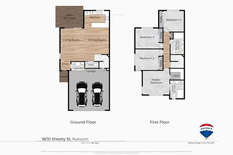 Floorplan of Homely townhouse listing, 18/10 Sheehy Street, Runcorn QLD 4113