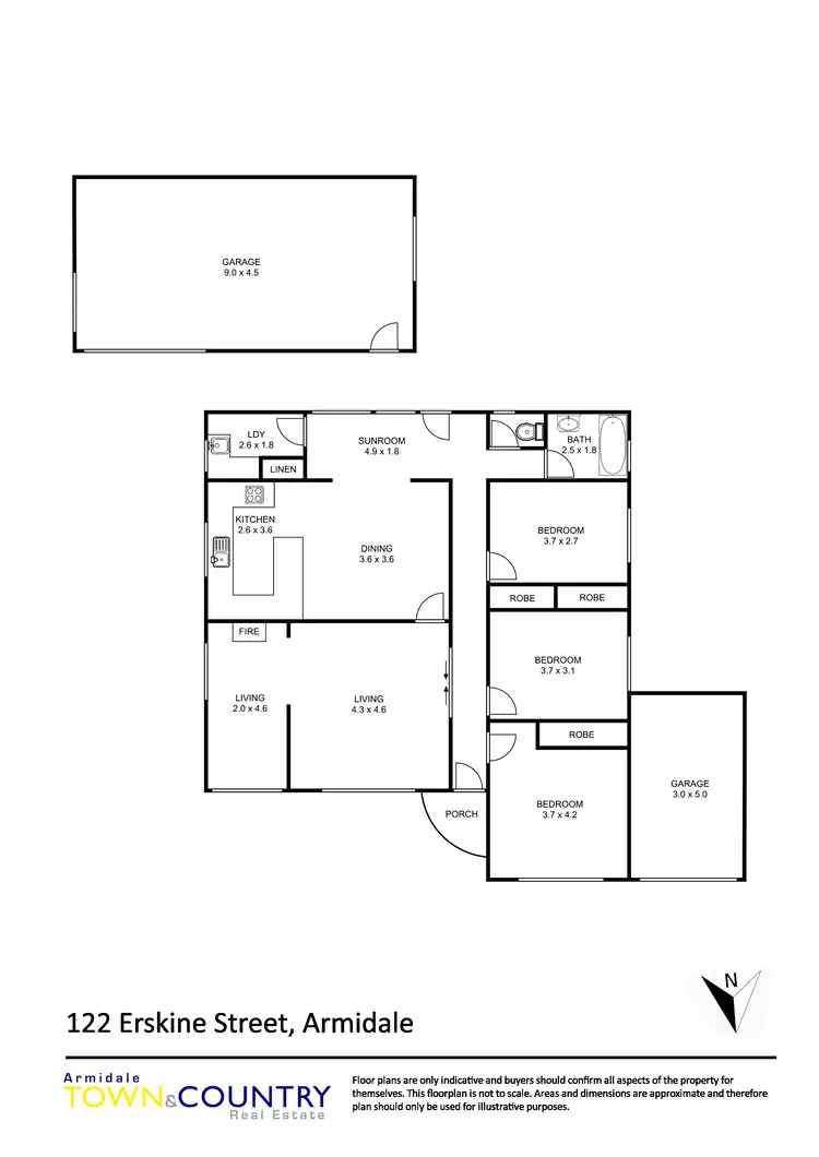 Floorplan of Homely house listing, 122 Erskine Street, Armidale NSW 2350
