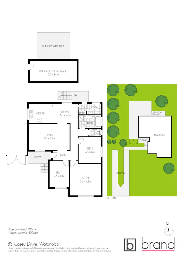 Floorplan of Homely house listing, 83 Casey Drive, Watanobbi NSW 2259