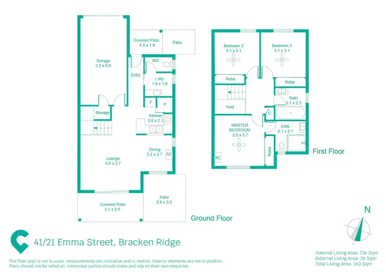 Floorplan of Homely townhouse listing, 41/21 Emma Street, Bracken Ridge QLD 4017