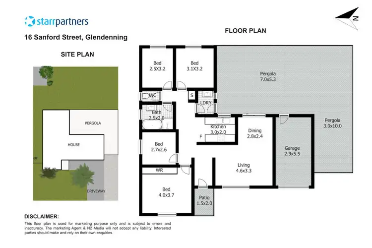Floorplan of Homely house listing, 16 Sanford Street, Glendenning NSW 2761