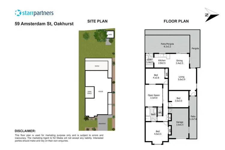 Floorplan of Homely house listing, 59 Amsterdam Street, Oakhurst NSW 2761