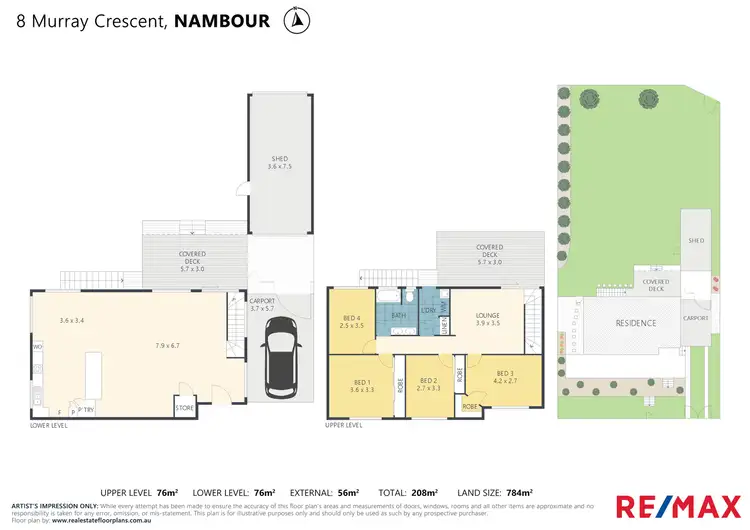 Floorplan of Homely house listing, 8 Murray Crescent, Nambour QLD 4560