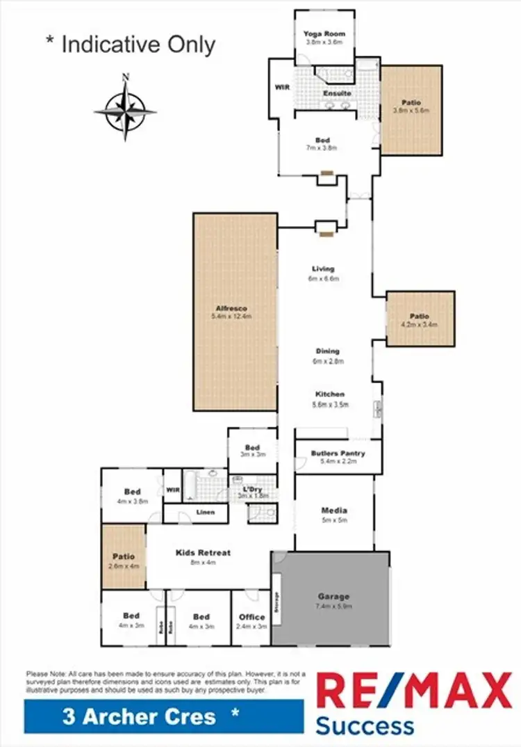 Floorplan of Homely rural property listing, 3 Archer Crescent, Preston QLD 4352