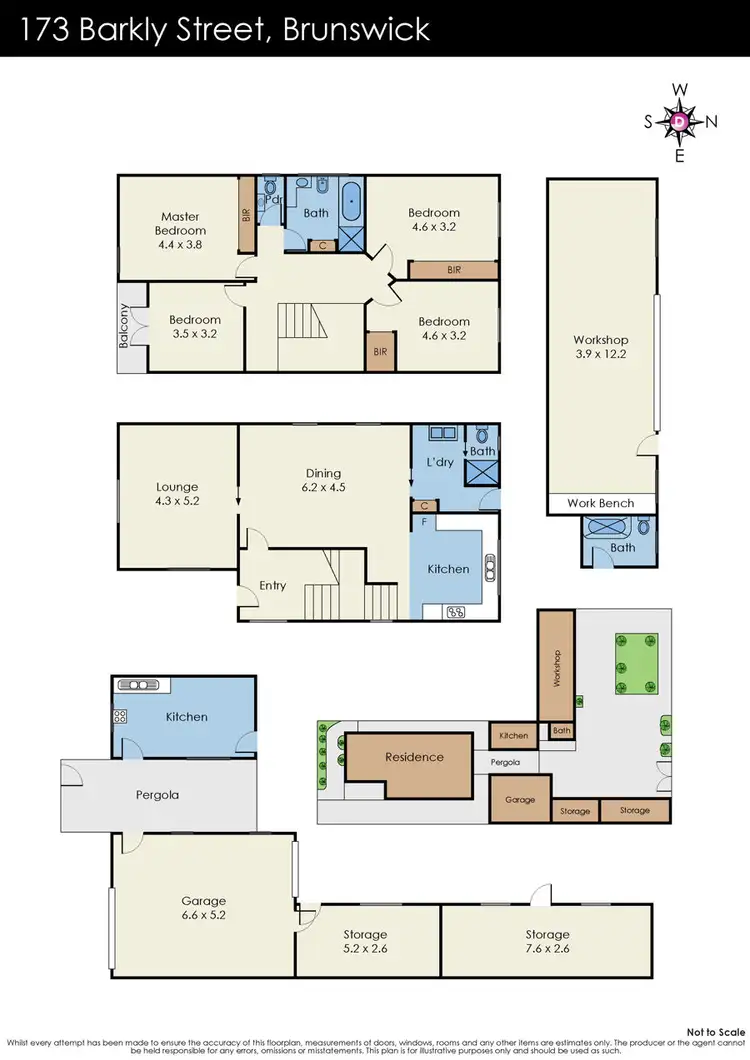 Floorplan of Homely house listing, 173 Barkly Street, Brunswick VIC 3056