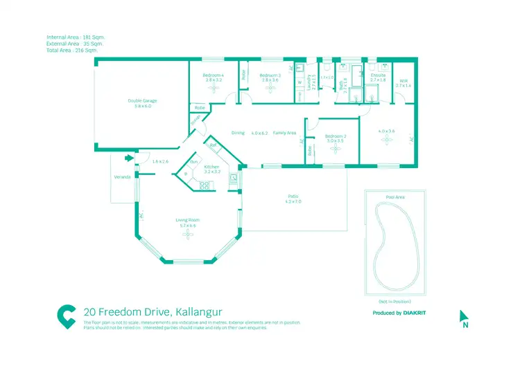 Floorplan of Homely house listing, 20 Freedom Drive, Kallangur QLD 4503