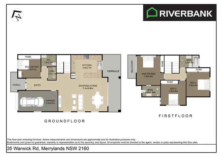 Floorplan of Homely house listing, 35A Warwick Rd, Merrylands NSW 2160