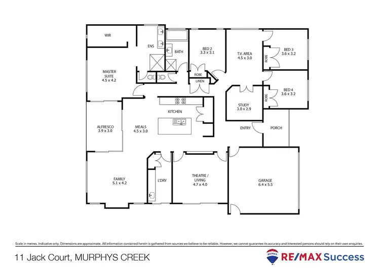 Floorplan of Homely rural property listing, 11 Jack Court, Murphys Creek QLD 4352