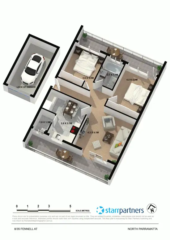 Floorplan of Homely unit listing, 8/35-37 Fennell Street, Parramatta NSW 2150