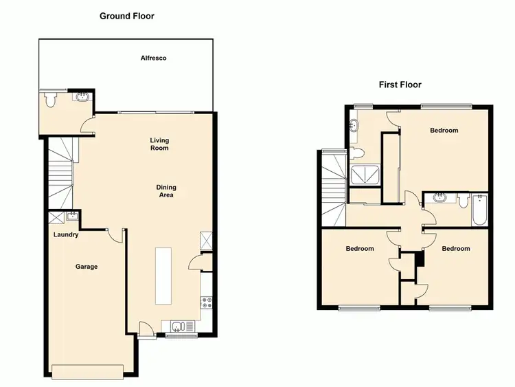 Floorplan of Homely townhouse listing, 4/50 Walkers Way, Nundah QLD 4012