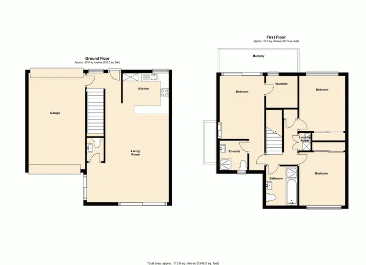 Floorplan of Homely townhouse listing, 6/13-17 Caroline Street, Woody Point QLD 4019