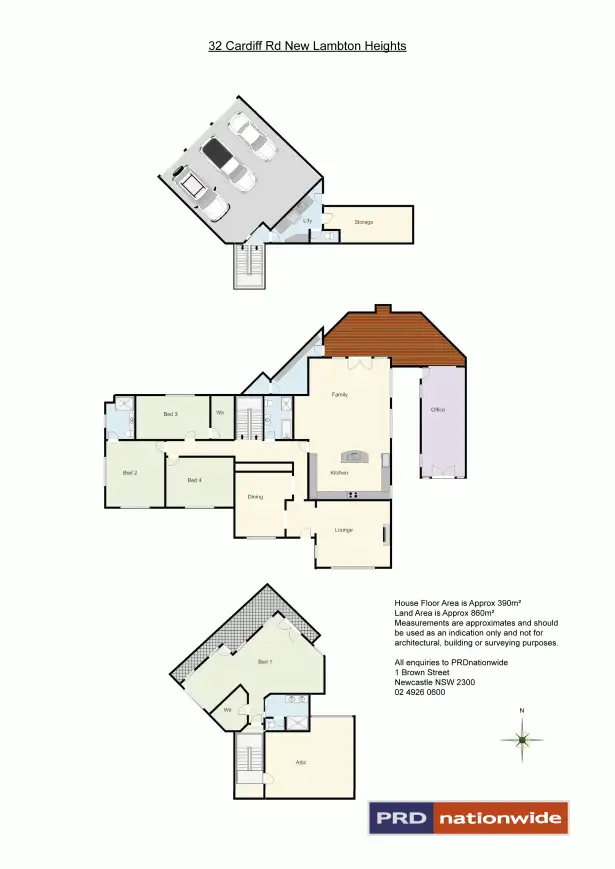 Floorplan of Homely house listing, 32 Cardiff Road, New Lambton Heights NSW 2305