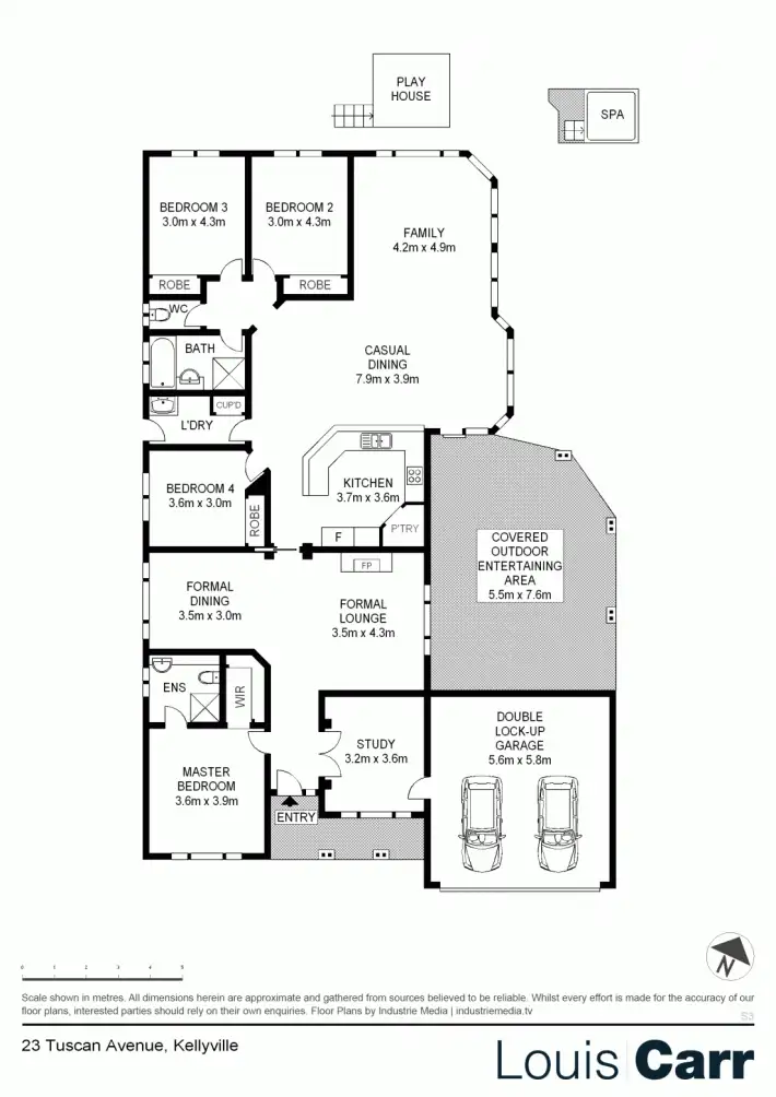 Floorplan of Homely house listing, 23 Tuscan Ave, Kellyville NSW 2155