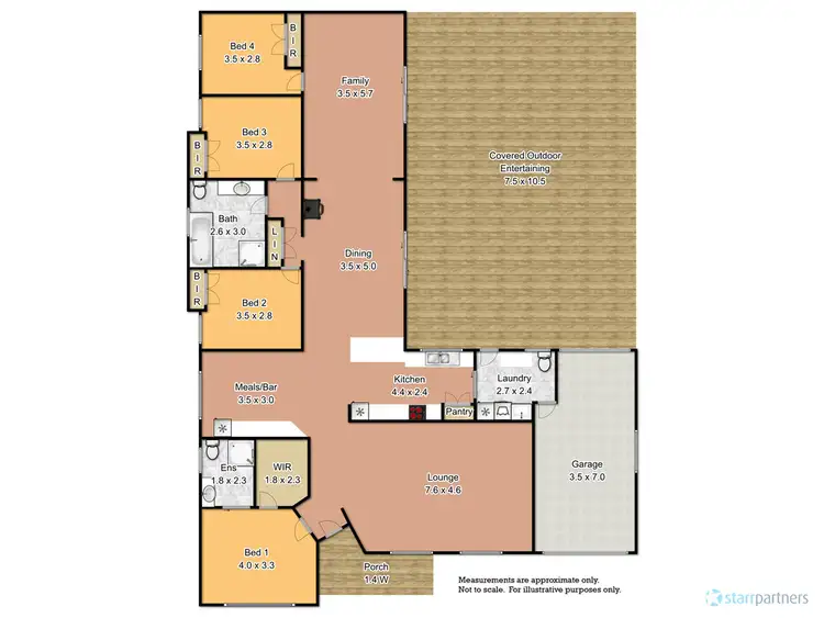Floorplan of Homely house listing, 54 Alexander Street, Bligh Park NSW 2756