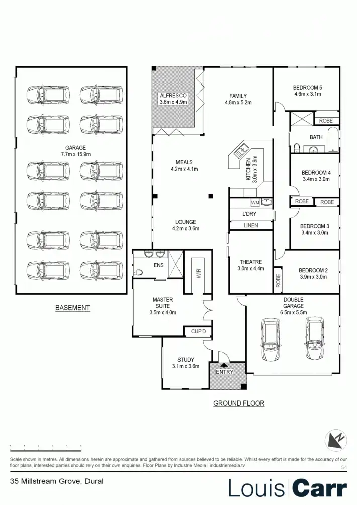 Floorplan of Homely house listing, 35 Millstream Grove, Dural NSW 2158