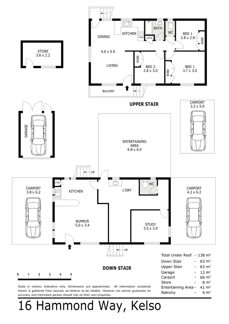 Floorplan of Homely house listing, 16 Hammond Way, Kelso QLD 4815