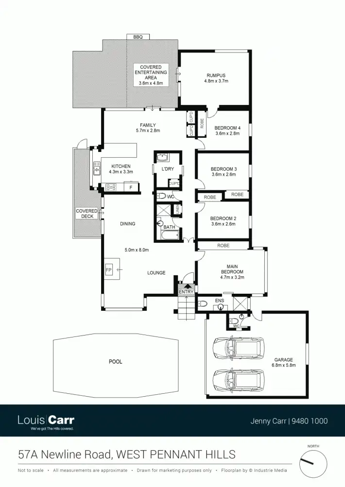 Floorplan of Homely house listing, 57A New Line Road, West Pennant Hills NSW 2125
