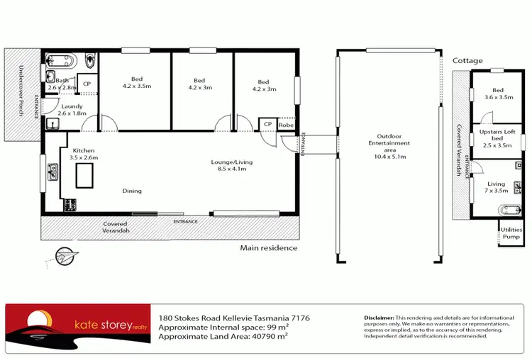 Floorplan of Homely house listing, 180 Stokes Road, Kellevie TAS 7176