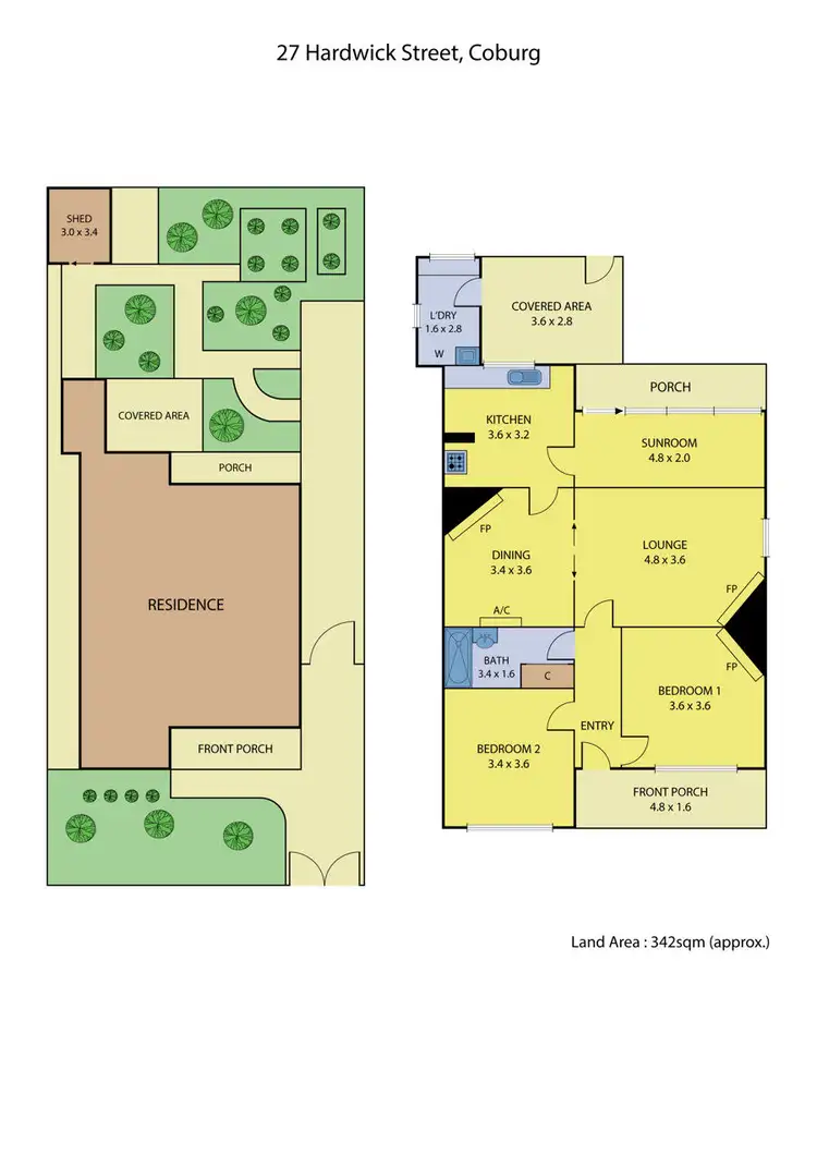 Floorplan of Homely house listing, 27 Hardwick Street, Coburg VIC 3058