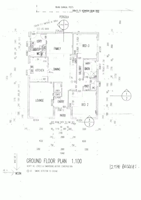 Floorplan of Homely house listing, 12 The Retreat, Tamworth NSW 2340