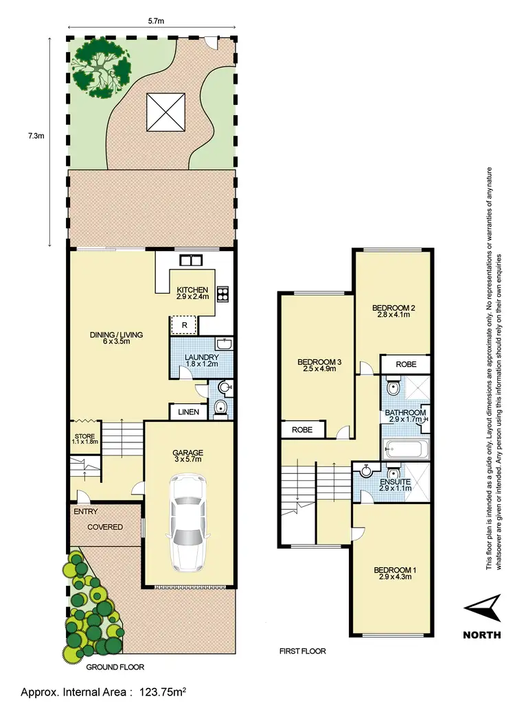 Floorplan of Homely townhouse listing, 48/5 Tenby Street, Blacktown NSW 2148