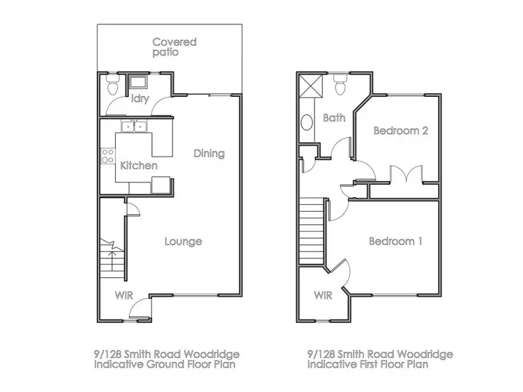 Floorplan of Homely townhouse listing, 9/128 Smith Rd, Woodridge QLD 4114