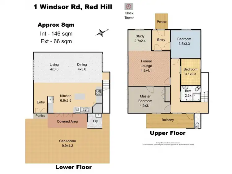 Floorplan of Homely house listing, 1 Windsor Road, Red Hill QLD 4059