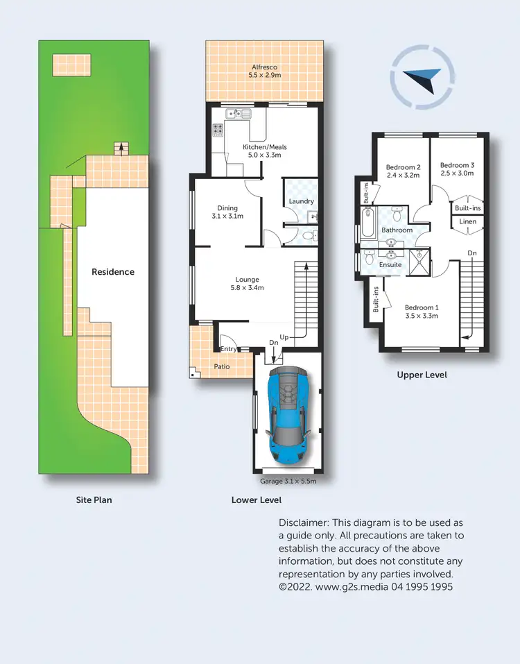 Floorplan of Homely semi-detached listing, 23 Dawson Street, Epping NSW 2121