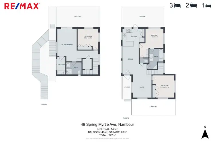 Floorplan of Homely house listing, 49 Spring Myrtle Avenue, Nambour QLD 4560