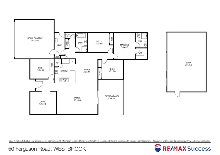 Floorplan of Homely house listing, 50 Ferguson Road, Westbrook QLD 4350
