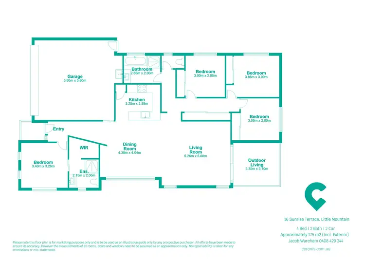 Floorplan of Homely house listing, 16 Sunrise Terrace, Little Mountain QLD 4551