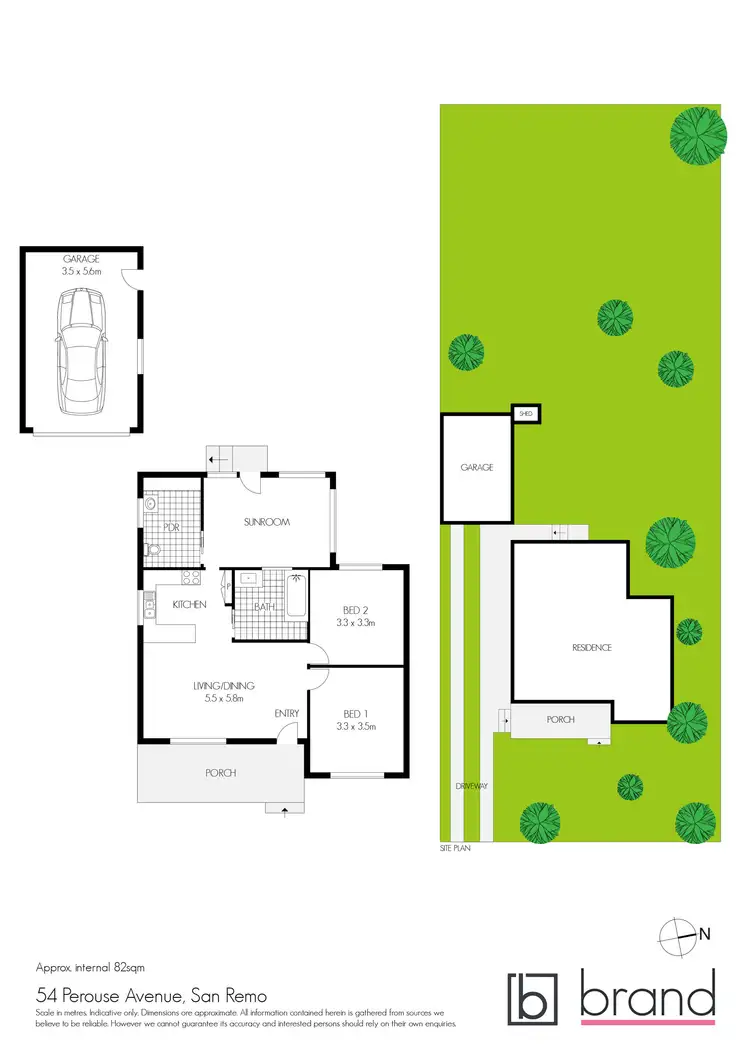 Floorplan of Homely house listing, 54 Perouse Avenue, San Remo NSW 2262