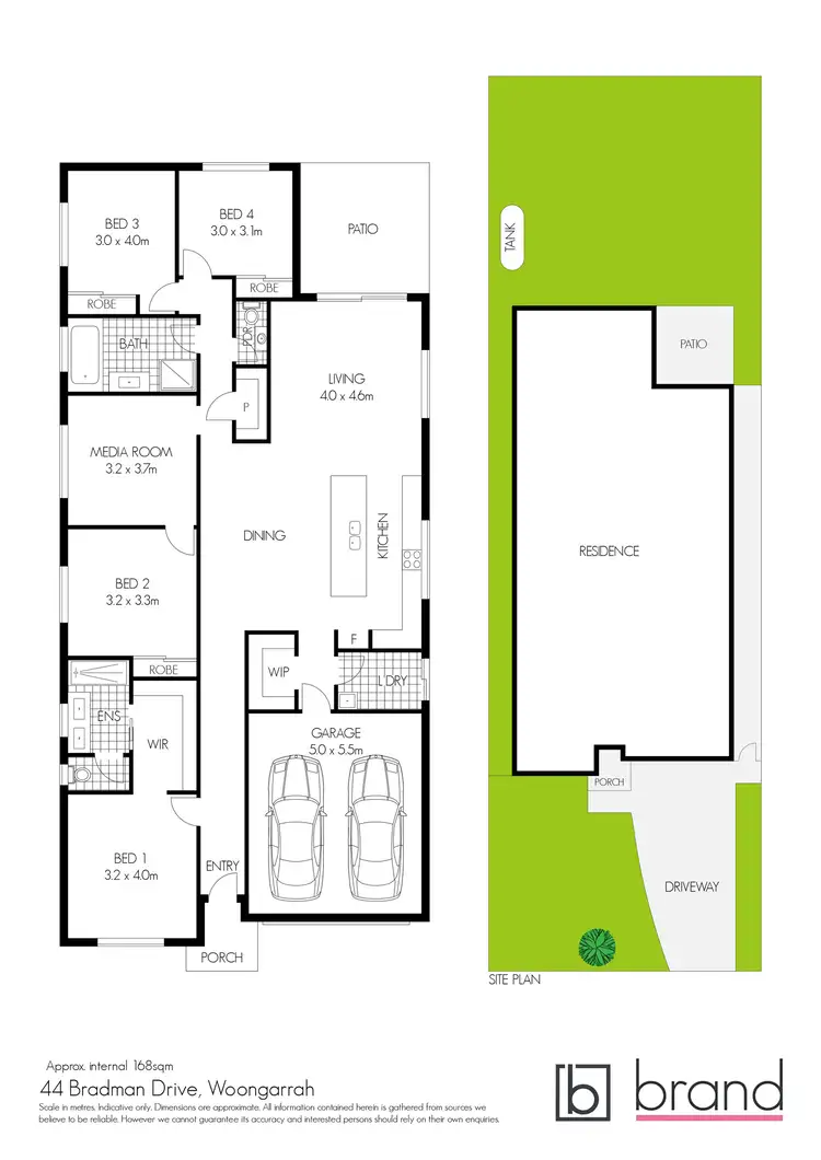 Floorplan of Homely house listing, 44 Bradman Drive, Woongarrah NSW 2259