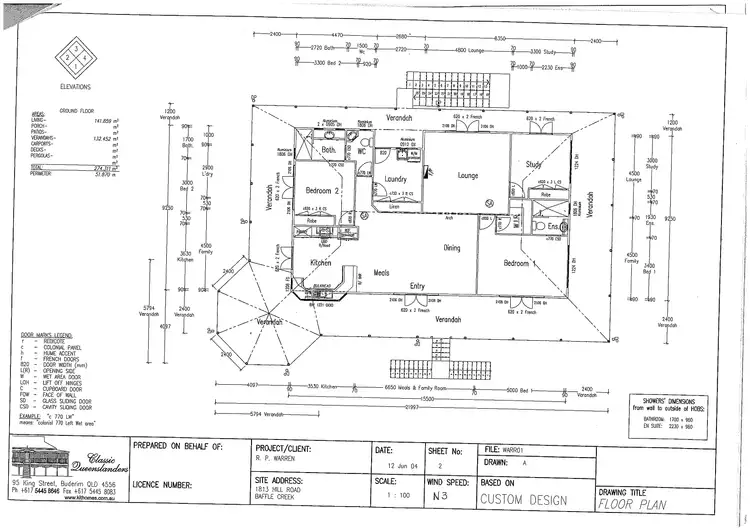 Floorplan of Homely rural property listing, 1813 Hills Road, Baffle Creek QLD 4674