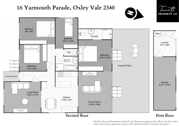 Floorplan of Homely house listing, 16 Yarmouth Parade, Tamworth NSW 2340