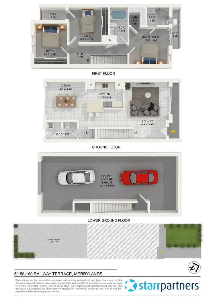 Floorplan of Homely townhouse listing, 5/158-160 Railway Terrace, Merrylands NSW 2160