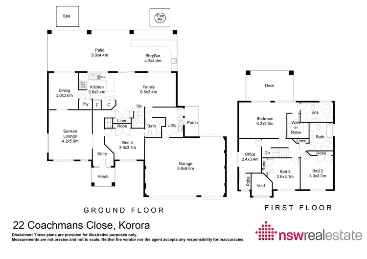 Floorplan of Homely house listing, 22 Coachmans Close, Korora NSW 2450