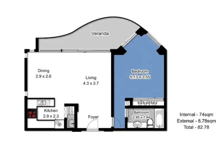 Floorplan of Homely unit listing, 24-26 Queensland Ave, Broadbeach QLD 4218