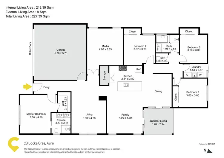 Floorplan of Homely house listing, 28 Locke Crescent, Baringa QLD 4551