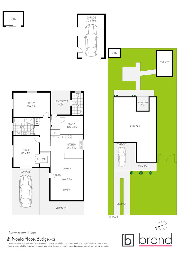 Floorplan of Homely house listing, 24 Noela Place, Budgewoi NSW 2262