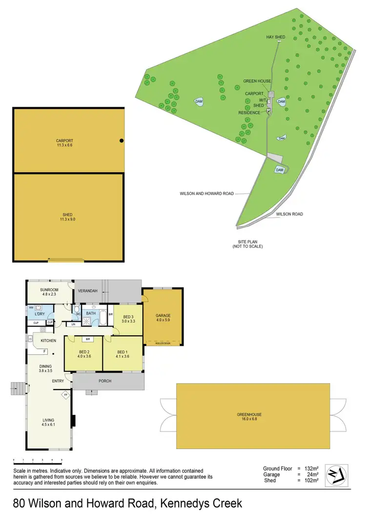 Floorplan of Homely rural property listing, 80 Wilson and Howard Road, Kennedys Creek VIC 3239