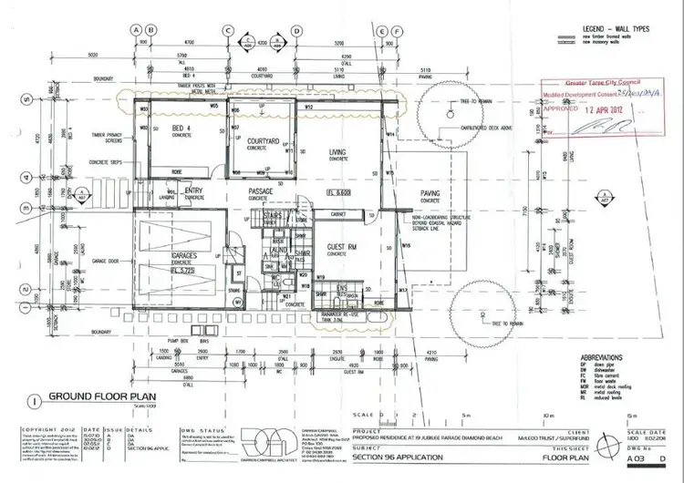 Floorplan of Homely land listing, 19 Jubilee Parade, Diamond Beach NSW 2430