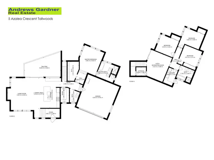 Floorplan of Homely house listing, 5 Azalea Crescent, Tallwoods Village NSW 2430