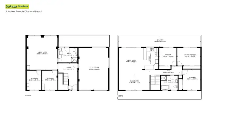 Floorplan of Homely house listing, 5 Jubilee Parade, Diamond Beach NSW 2430