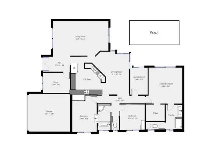 Floorplan of Homely house listing, 15 Bellevue Place, Hallidays Point NSW 2430
