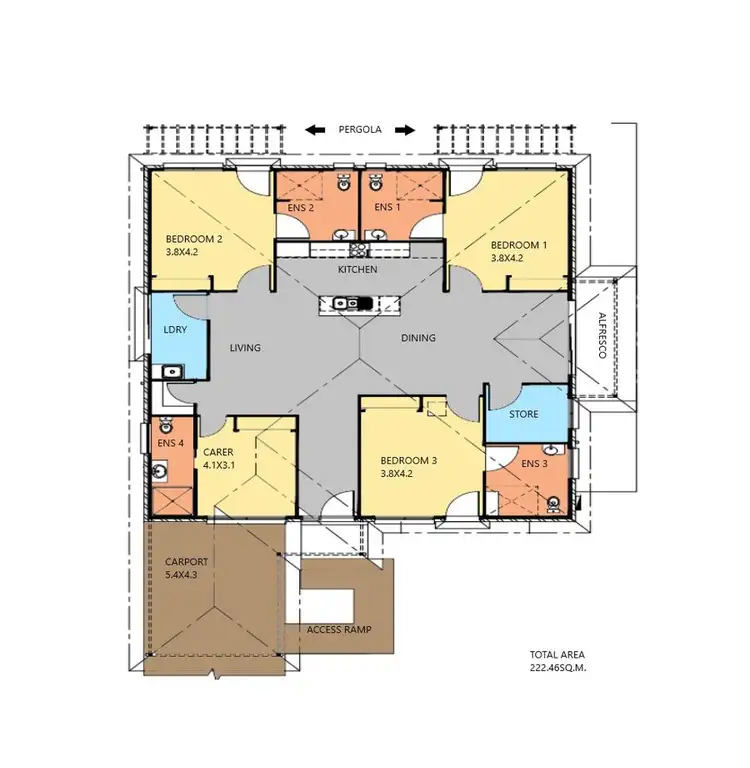 Floorplan of Homely block of units listing, 19 Muriel Avenue, Ellen Grove QLD 4078