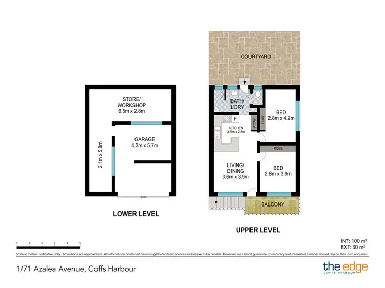 Floorplan of Homely unit listing, 1/71 Azalea Avenue, Coffs Harbour NSW 2450