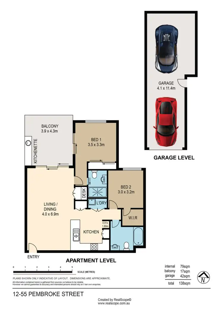 Floorplan of Homely unit listing, 12/53-55 Pembroke Street, Carina QLD 4152