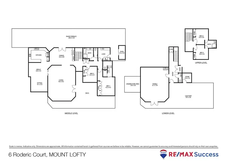 Floorplan of Homely house listing, 6 Roderic Court, Mount Lofty QLD 4350