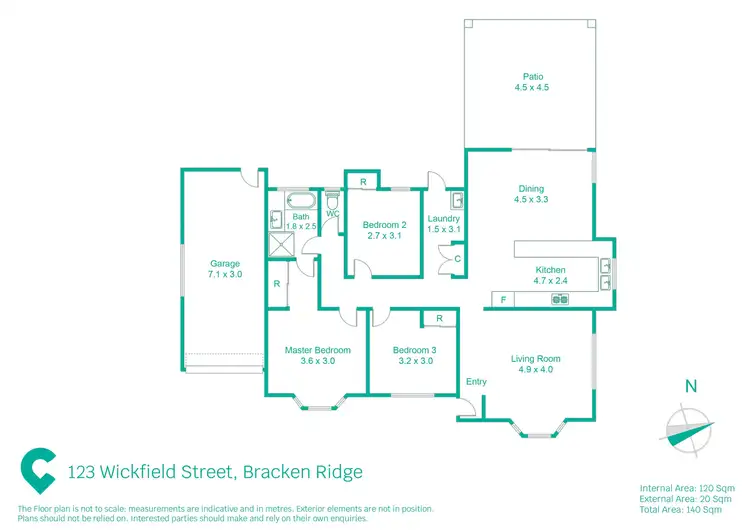 Floorplan of Homely house listing, 123 Wickfield Street, Bracken Ridge QLD 4017